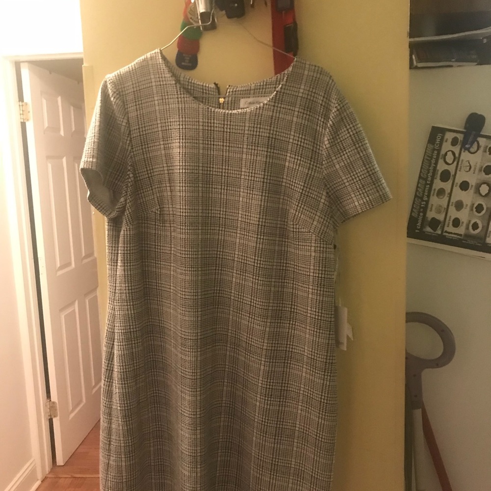 Gray Calvin Klein dress